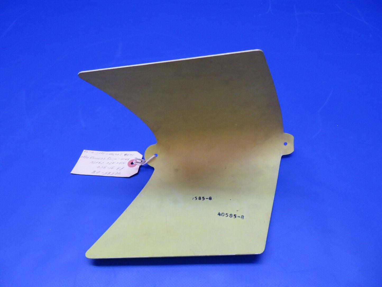 Piper Navajo Leading Edge Skin INBD Center Left Wing P/N 40585-8 NOS (0922-494)
