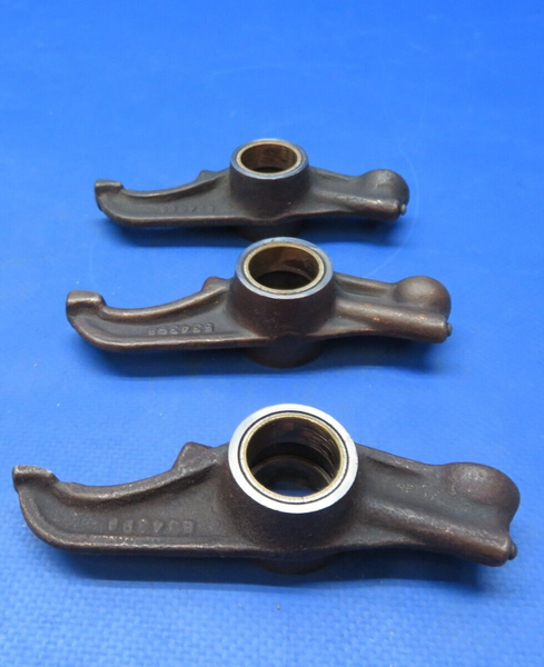 Continental IO-520 Exhaust Rocker Arm P/N 534398, 652130 LOT OF 3 (0523-971)