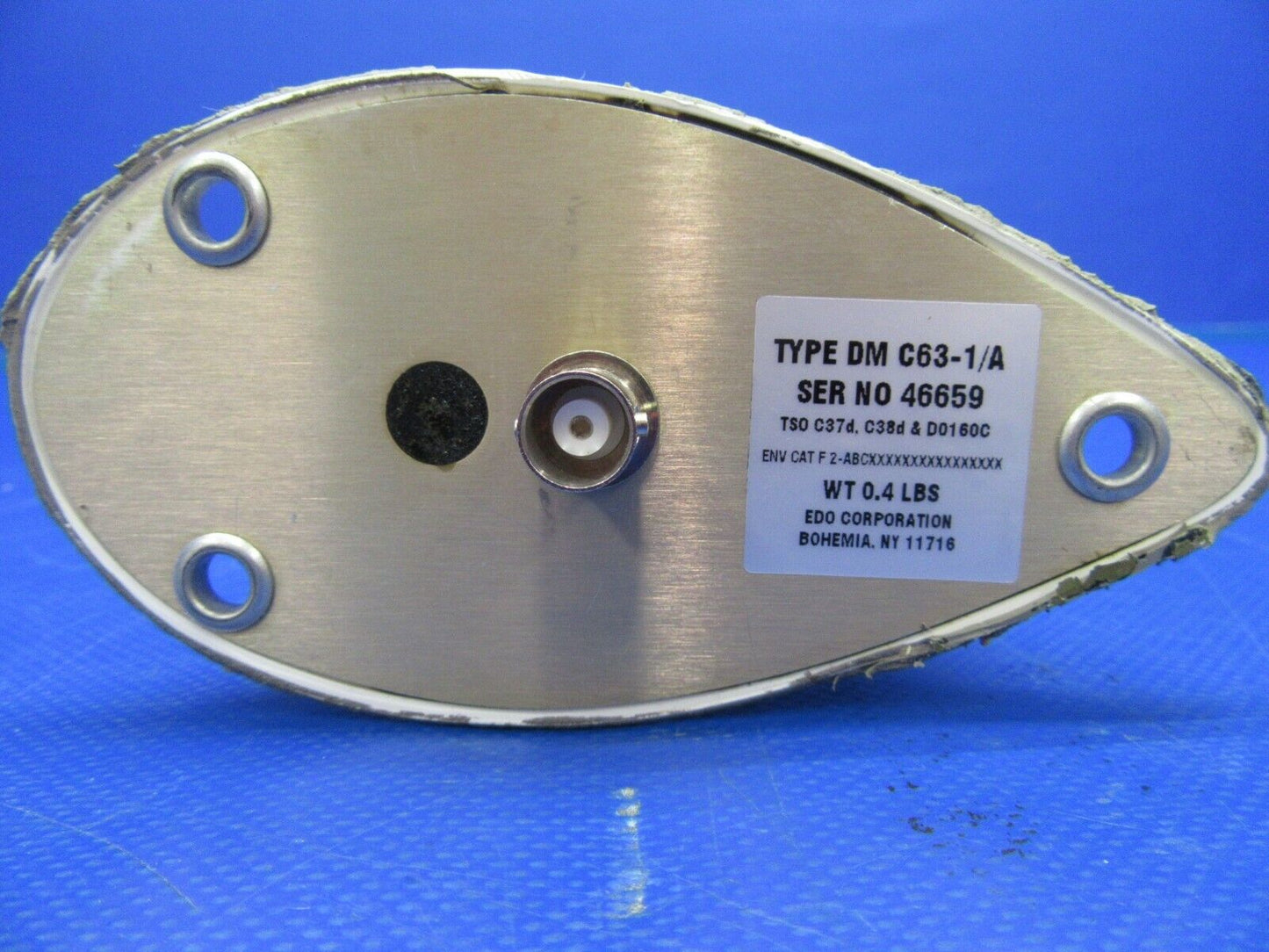 EDO Corporation Com Antenna model DM C 63-1/A (0420-251)