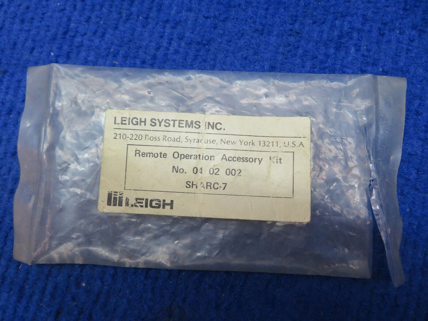 Leigh Systems ELT Remote Operation Accessory Kit P/N 04-02-002 NOS (0822-464)