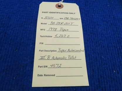 Piper Autocontrol III B Automatic Pilot Computer / Controller (0222-826)