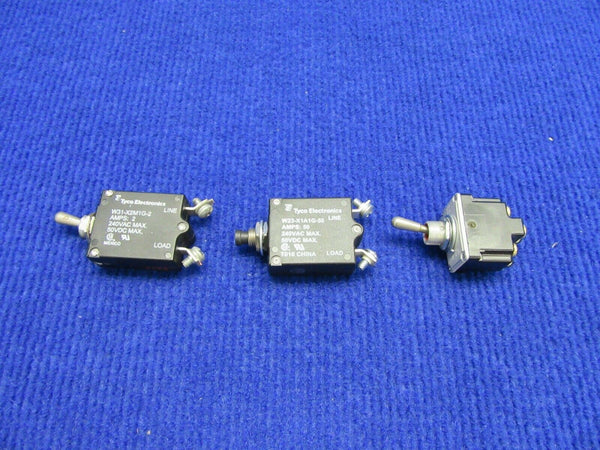 Piper PA-32-300 Circuit Breaker & Switches PN W23-XIAIG-50 LOT OF 3 (1121-511)