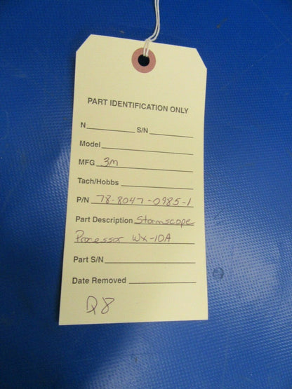 3M Stormscope WX-10A Processor P/N 78-8047-0985-1 (0419-347)