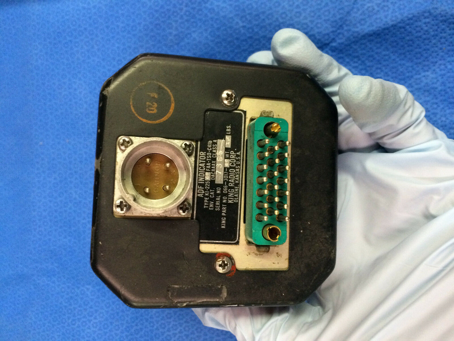 King KI-225 ADF Indicator P/N 066-3017-00  (1015-166)