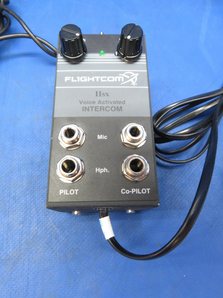 FLIGHTCOM II SX Voice Activate Intercom & SR-4 Expansion w/ Push Talk (0923-537)