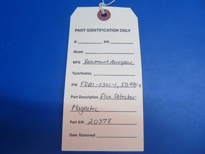 Rosemount Aerospace Flux Detector Magnetic P/N FD01-0301-1 (1022-731)