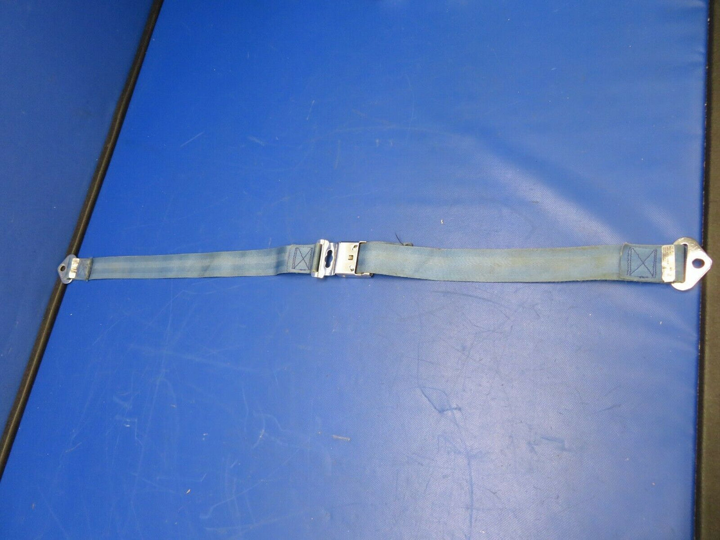 Cessna 170 Pilot Seat Belt w/ Cessna Emblem Royal Blue P/N CM4027-23 (0721-884)