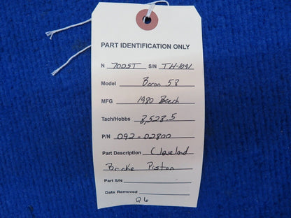 Beech Baron 58 Cleveland Brake Piston P/N 092-02800 (0622-946)