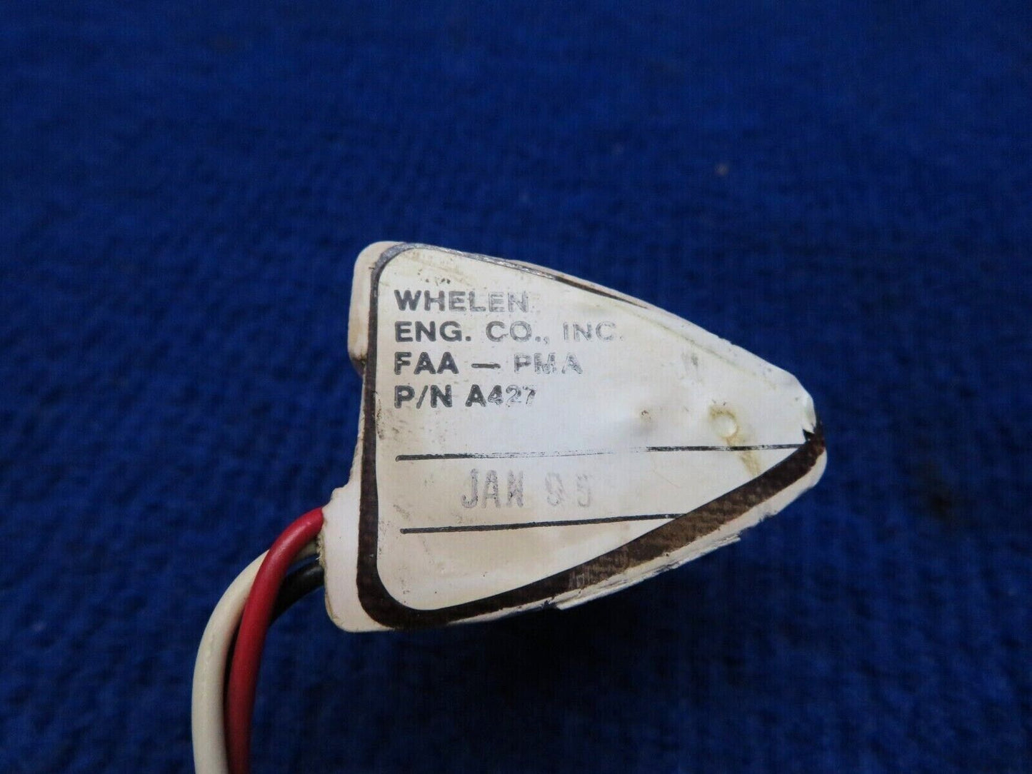 Whelen Strobe Light Assy w/ Clear Lens & Retainer P/N A427 (0722-709)