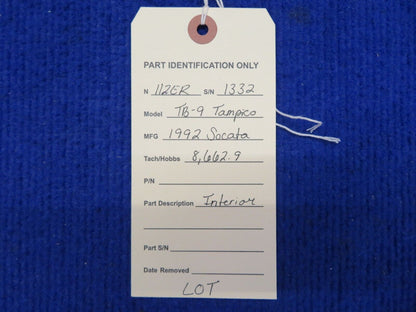Socata TB-9 Interior LOT (0522-754)